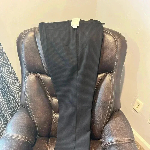Black Pinstripe Pants (Size 10) - NWT - Picture 1 of 7